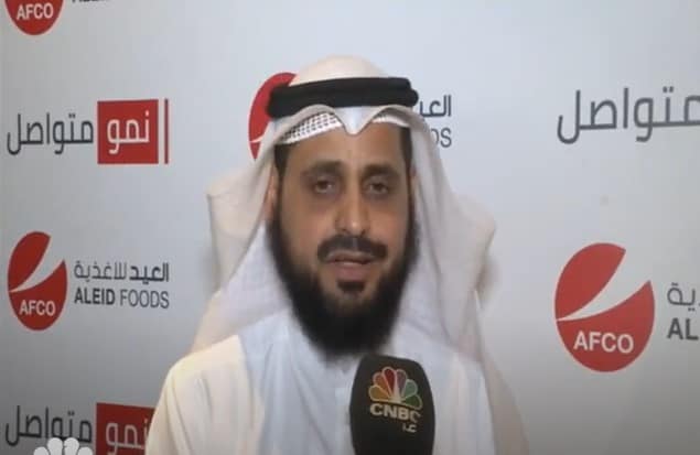 Aleid Foods CEO Eng. Mohammed Al-Mutairi gives an exclusive statements to CNBC Arabia